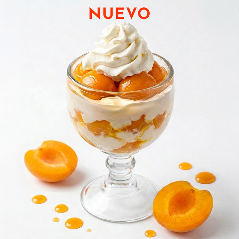 Duraznos con crema