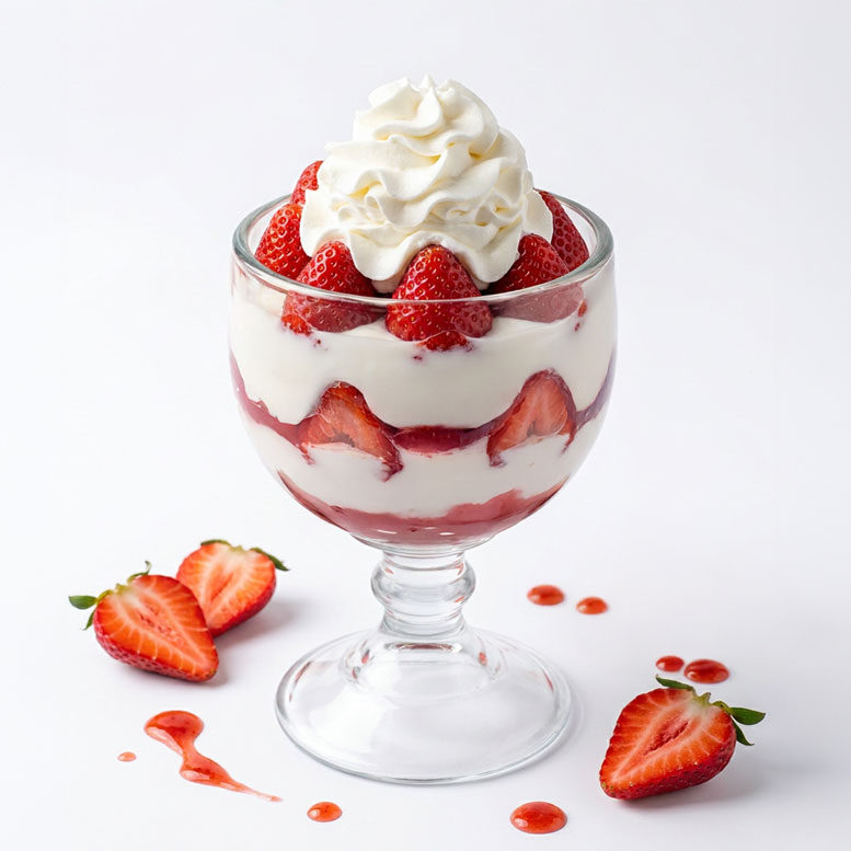 Frutillas con crema